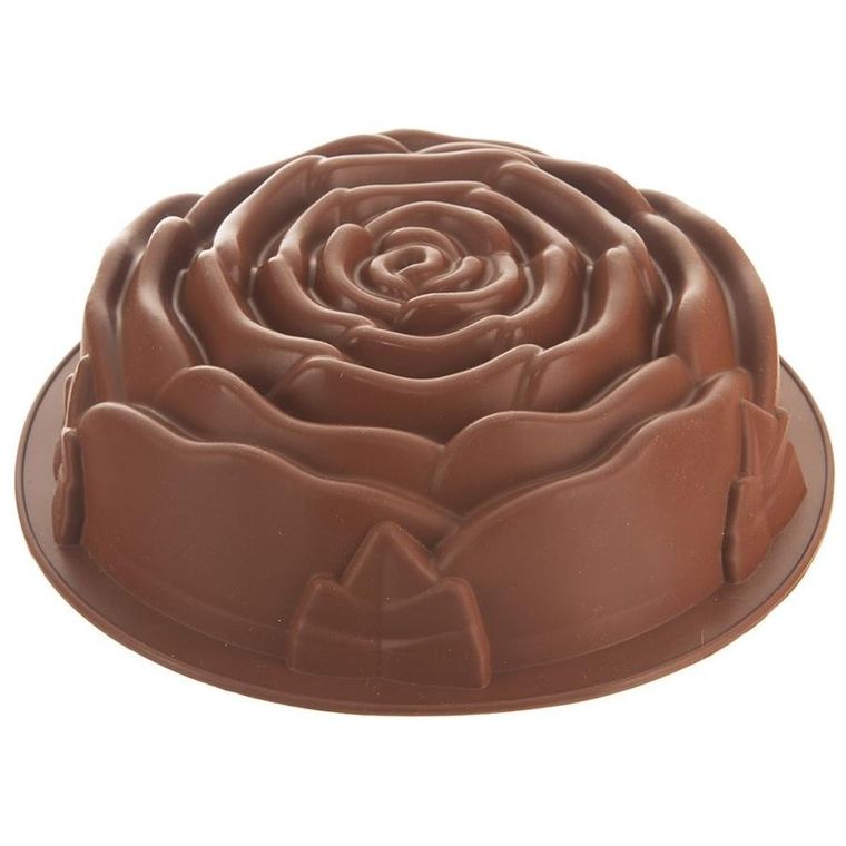 Orion, silikonowa forma do babki, róża, Sillinie, 25 cm