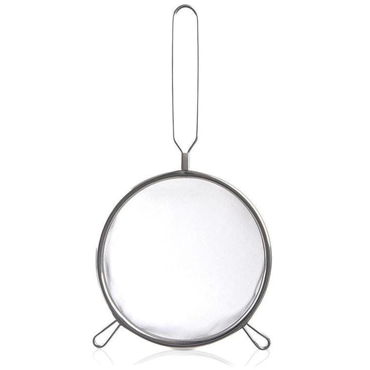 Orion, sitko kuchenne, stalowe z uchwytem, 16 cm