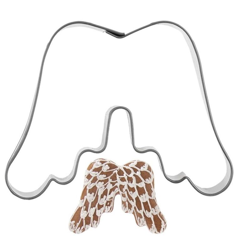 Orion, skrzydła, wykrawacz do ciastek, stalowy, 11 cm