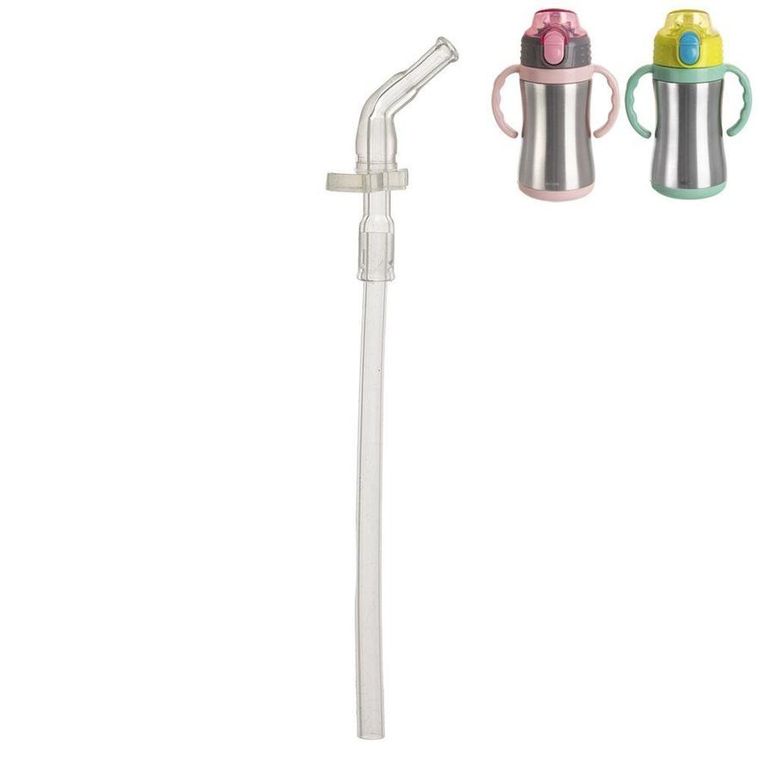 Orion, słomka zapasowa do termosów, silikonowa przezroczysta