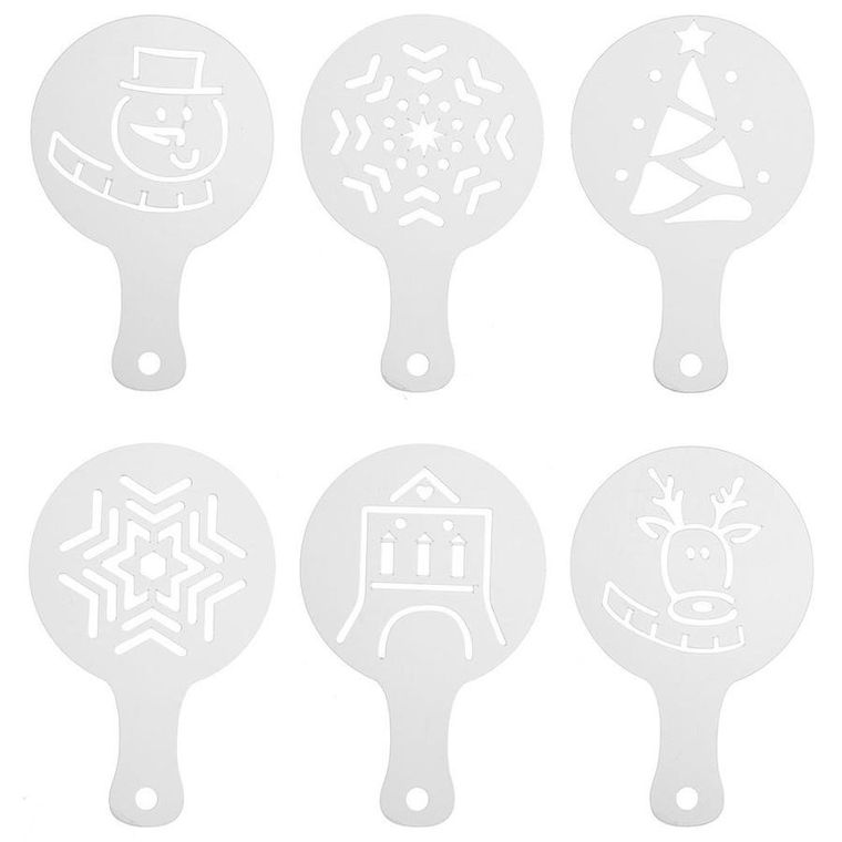 Orion, szablony do kawy i deserów 6 el.