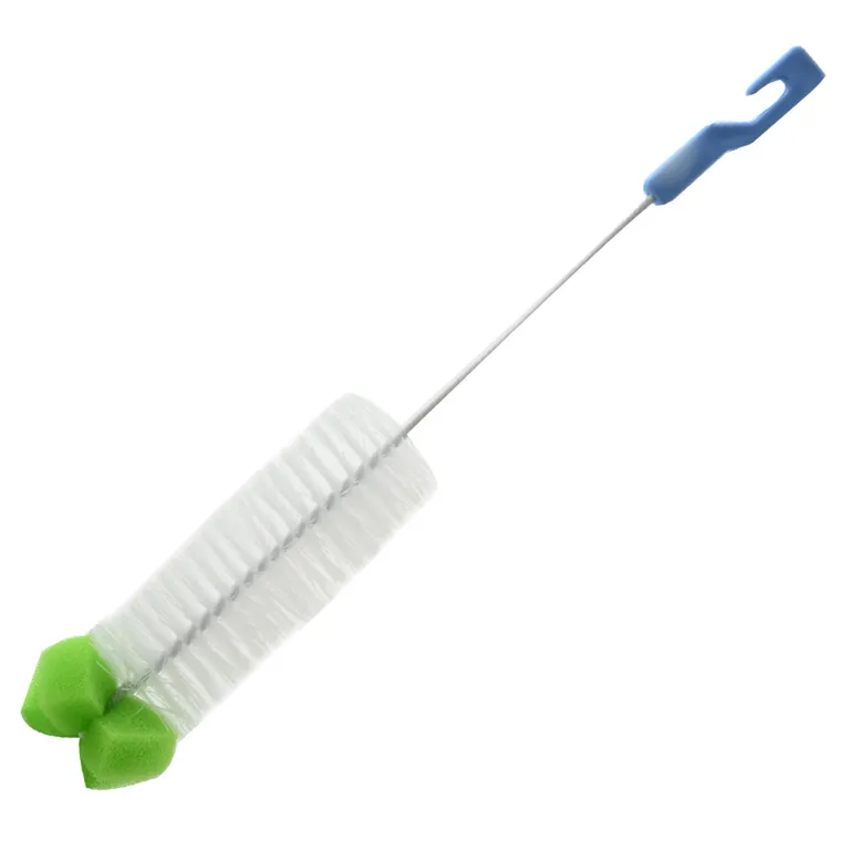 Orion, szczotka do butelek, z gąbką, 41 cm