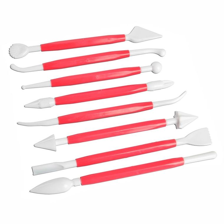 Orion, szpatułki patyczki do dekoracji tortów, 8 szt.