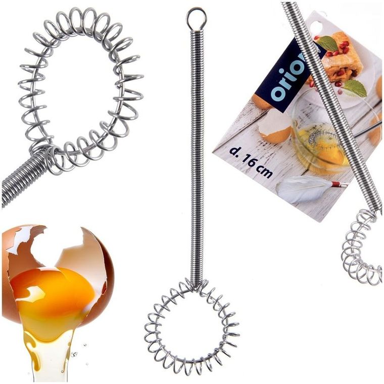 Orion, trzepaczka do ubijania, stalowa, 15 cm