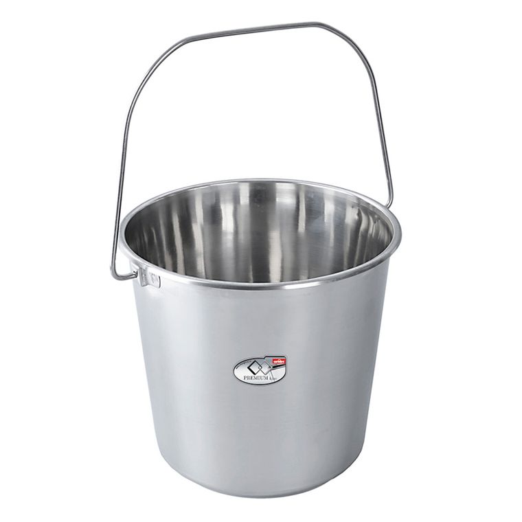 Orion, wiadro stalowe nierdzewne, do żywności, 12l