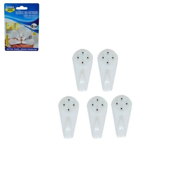 Orion, wieszak do betonu, 3-1 cm, 5x