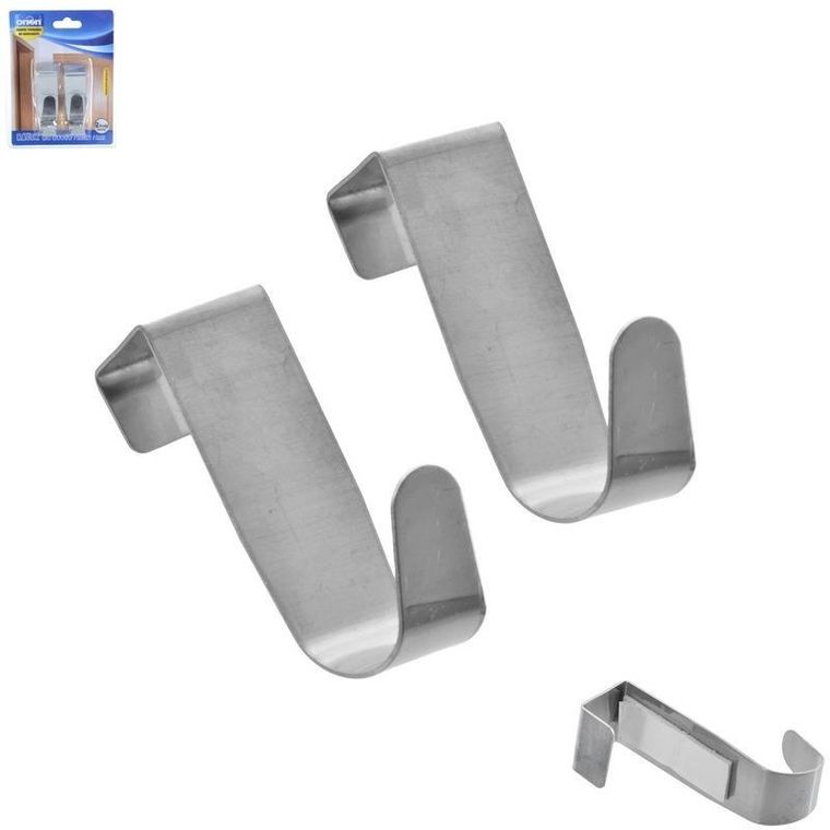 Orion, wieszak na drzwi, stalowy, 2 szt.