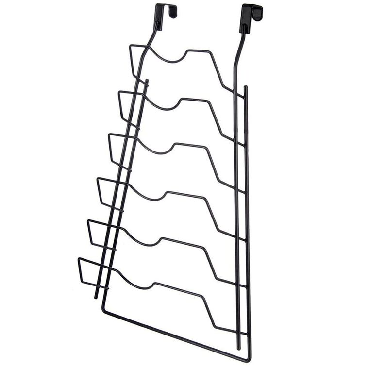 Orion, wieszak na pokrywki, metalowy, czarny, Radka