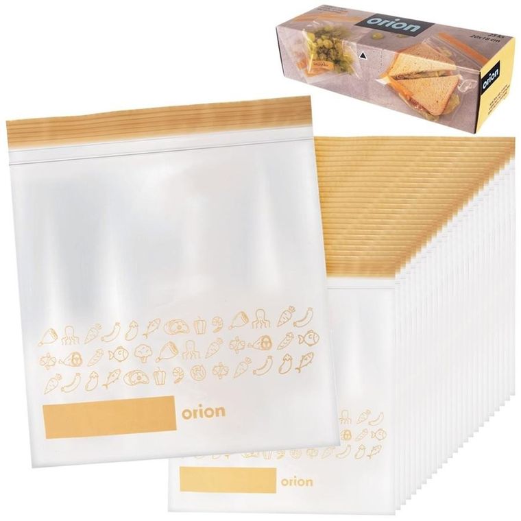 Orion, woreczki strunowe do żywności, 20-18 cm, 25 szt.