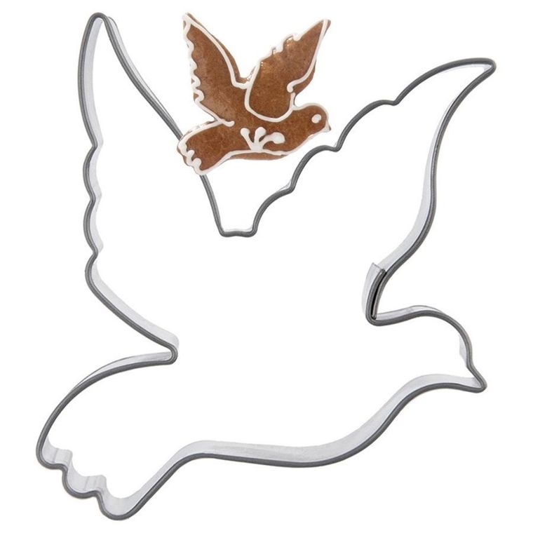 Orion, wykrawacz do ciastek, stalowy, gołąb, 6 cm