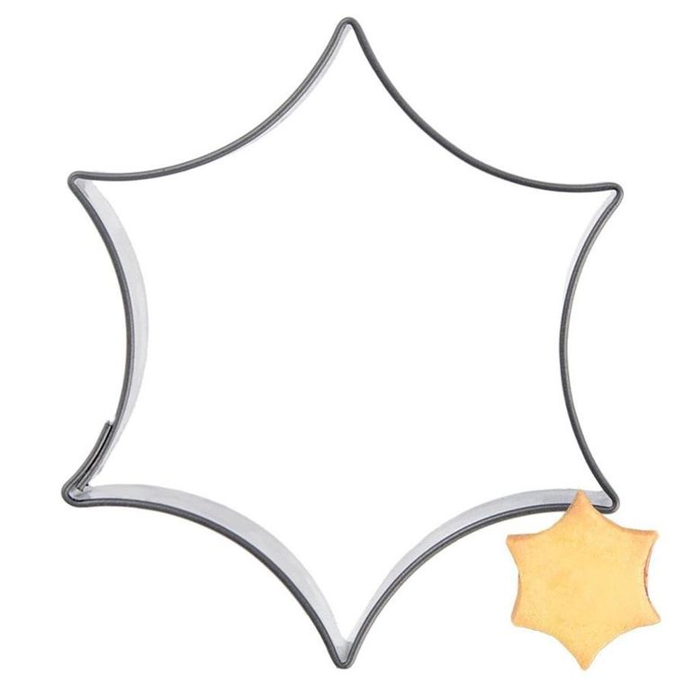 Orion, wykrawacz do ciastek, stalowy, gwiazdka, 5.5 cm
