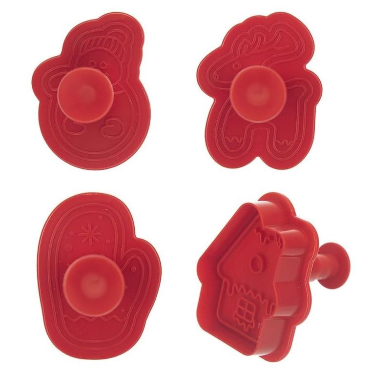 Orion, wykrawacze do ciastek, Boże Narodzenie, 4 szt.