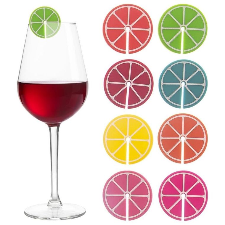 Orion, znaczniki na szklanki i kieliszki, 8 szt.