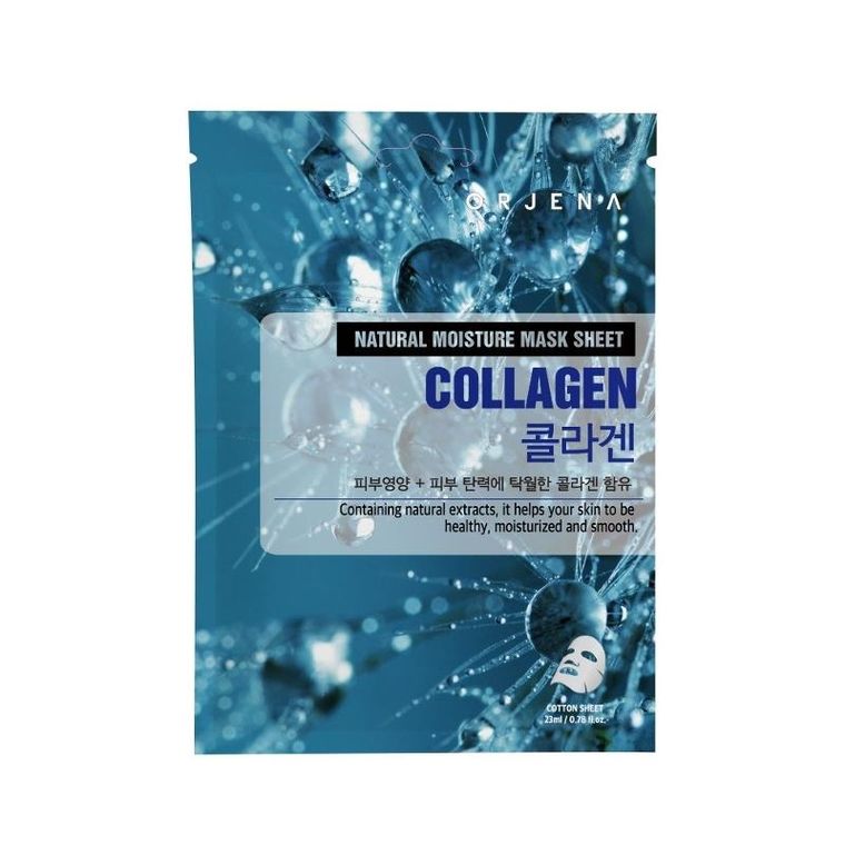 Orjena, mask sheet, maska nawilżająca w płachcie, collagen, 23 ml