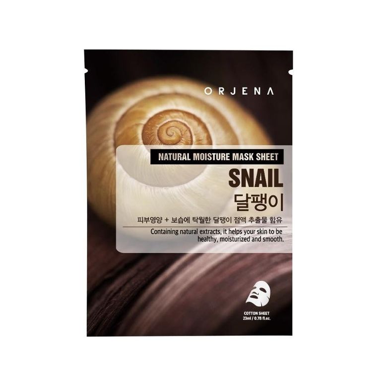 Orjena, Mask Sheet, maska regenerująca w płachcie, snail, 23 ml