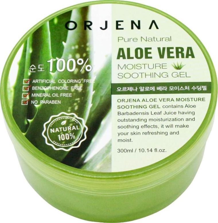 Orjena, Moisture Soothing, żel aloesowy, 100% aloe vera, 300 ml