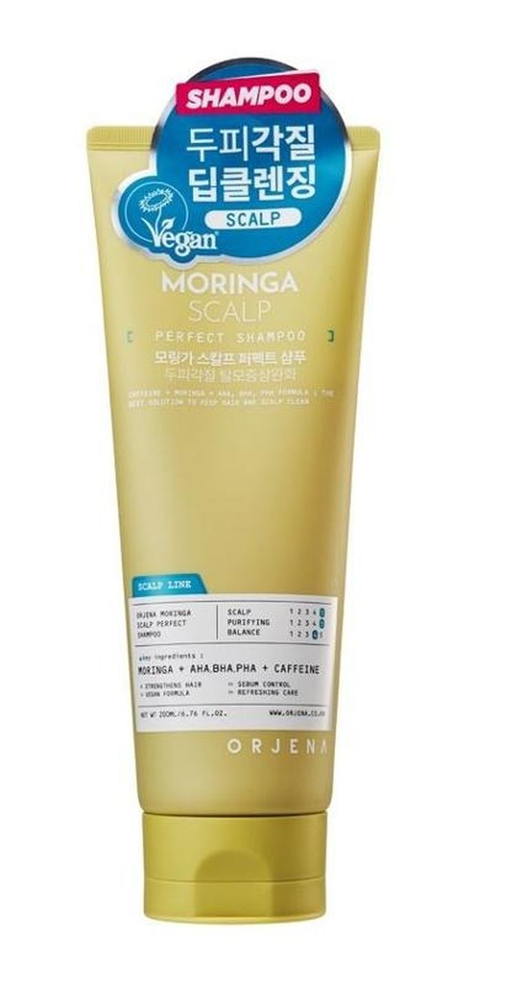 Orjena, Perfect, szampon do włosów odżywczy, moringa scalp, 200 ml