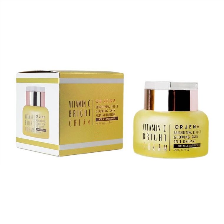 Orjena, Vitamin C Bright Cream, rozświetlający krem do twarzy z witaminą C, 50 ml