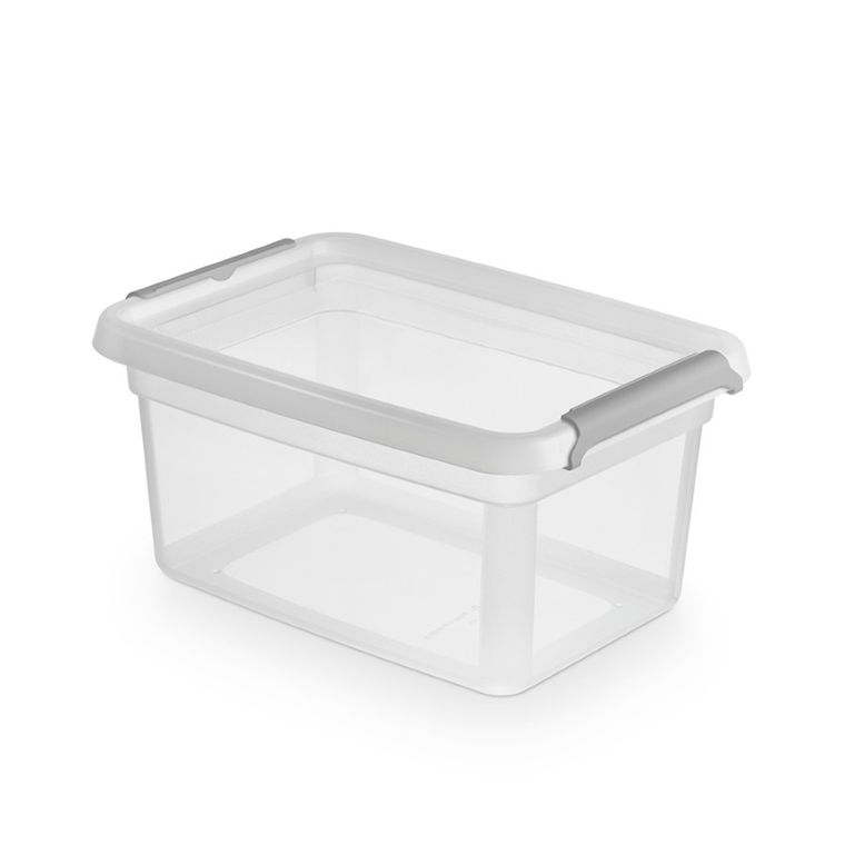 Orplast, Basestore, pojemnik z pokrywką i klipsami, 14-19-9 cm, 1.5l