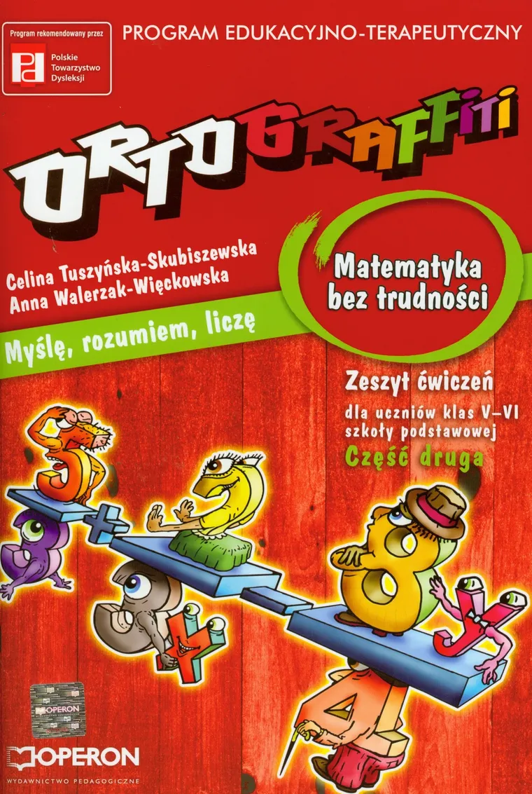 Ortograffiti. Matematyka bez trudności. Zeszyt ćwiczeń. Część 2. Szkoła podstawowa