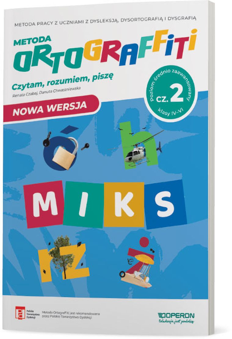 Ortograffiti Miks. Poziom średnio-zaawansowany. Część 2 Klasy IV-VI