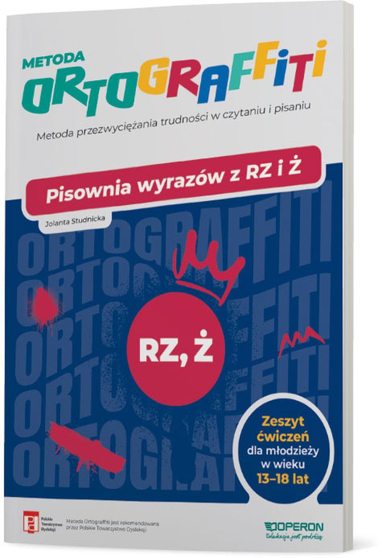 Ortograffiti. Pisownia wyrazów z rz i ż dla młodzieży w wieku 13-18 lat