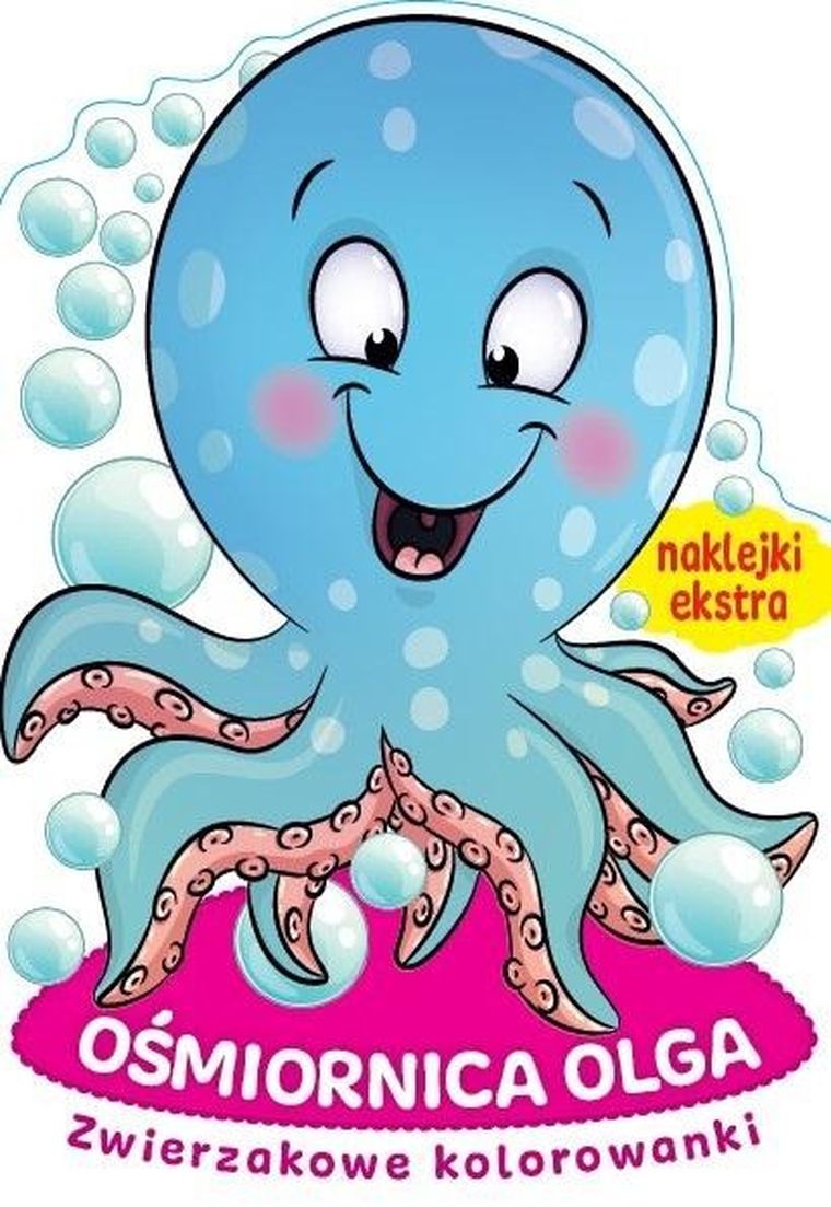 Ośmiornica Olga. Zwierzakowe kolorowanki