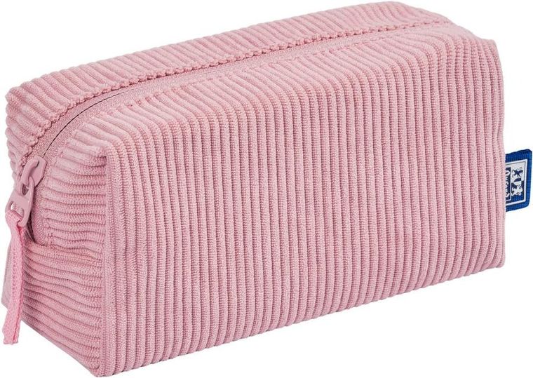 Oxford, Bloom, piórnik saszetka, pastelowo-różowy