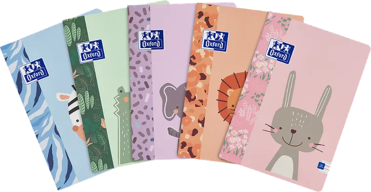 Oxford, Kids, zeszyt, A4, 32 kartki, linia podwójna kolorowa, 1 szt.