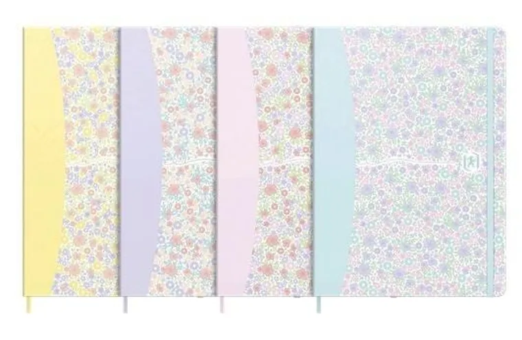 Oxford, notatnik A5, 80 kartek, linia, Floral, 1 szt.