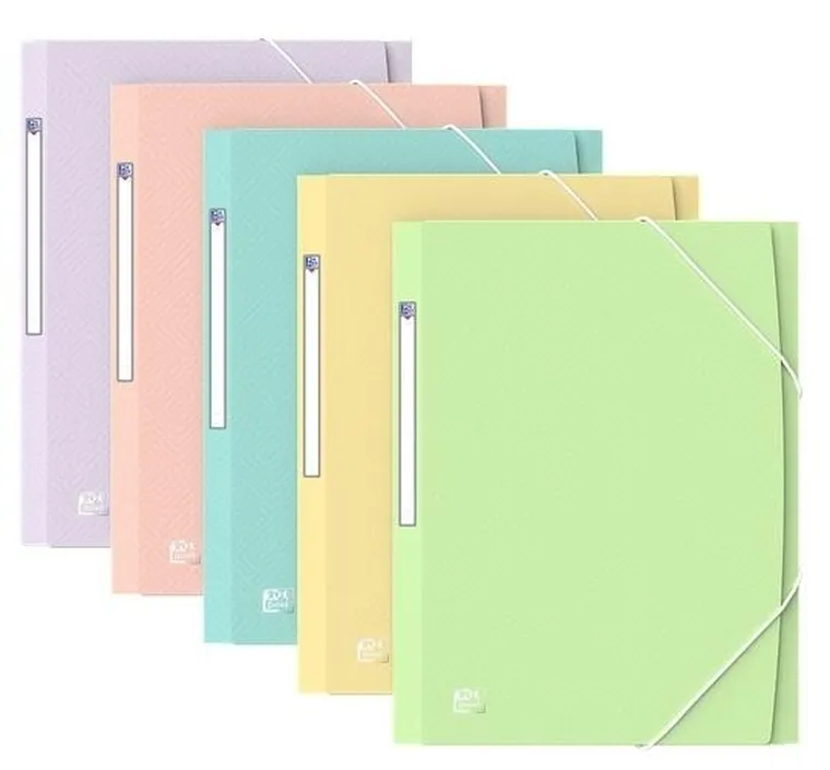 Oxford, Urban, teczka z gumką, A4+, pastel, 1 szt.