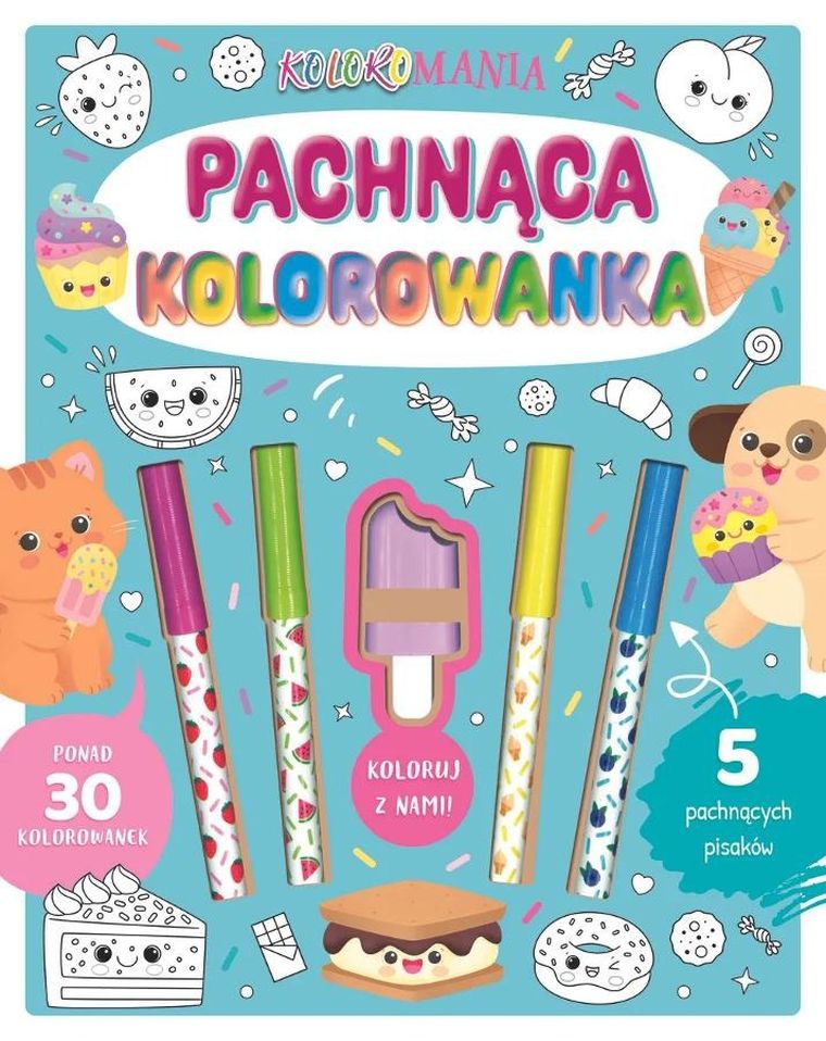 Pachnąca kolorowanka. Koloromania