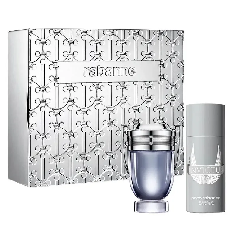 Paco Rabanne, Invictus zestaw: woda toaletowa, spray, 100 ml + dezodorant spray, 150 ml