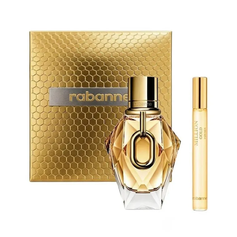 Paco Rabanne, Million Gold For Her, zestaw: woda perfumowana, spray, 90 ml + woda perfumowana, spray, 20 ml