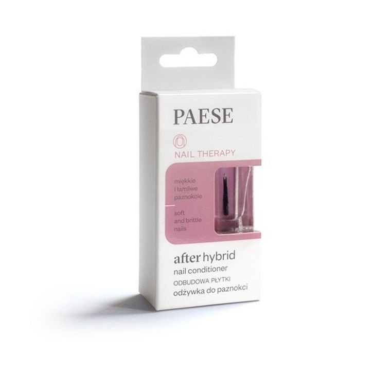 Paese, Nail Therapy After Hybrid, odżywka do paznokci, miękkich i łamliwych, 8 ml