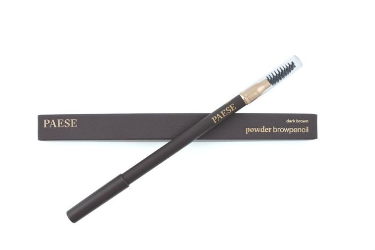 Paese, Powder Brow Pencil, pudrowa kredka do brwi, Dark Brown, 1,19 g