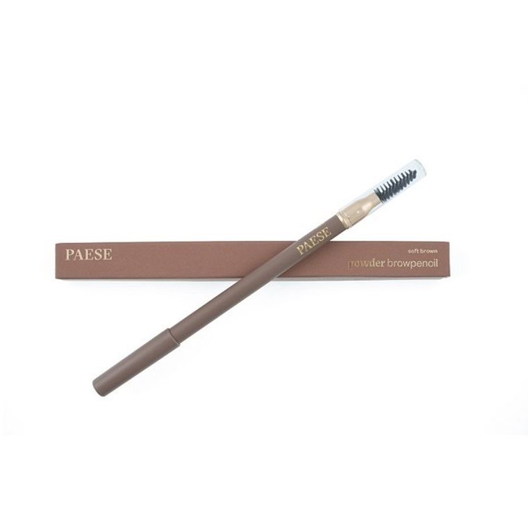 Paese, Powder Brow Pencil, pudrowa kredka do brwi, Soft Brown, 1,19g