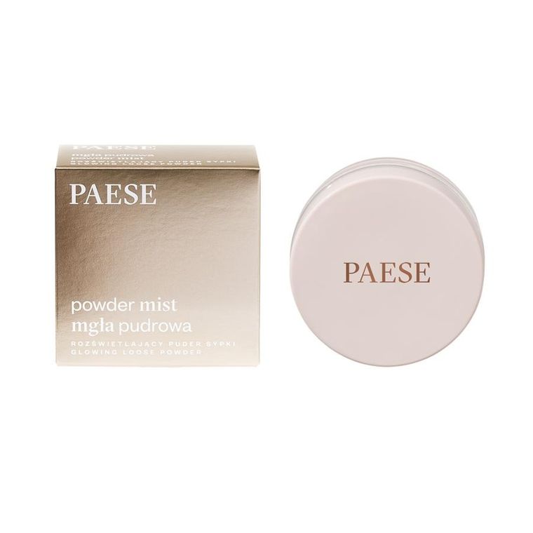 Paese, Powder Mist, rozświetlający puder sypki 02 Natural Beige, 5g