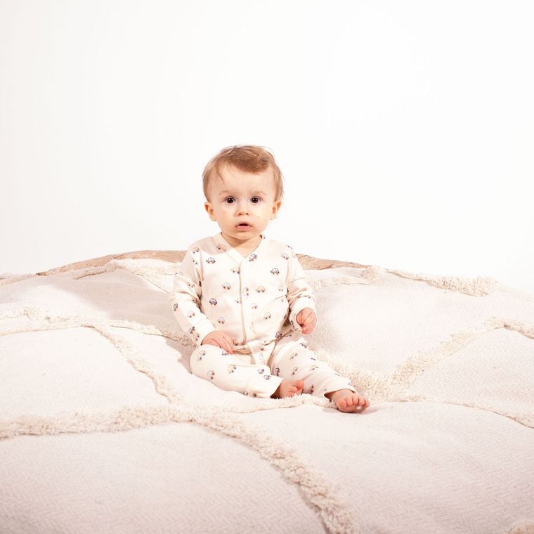 Pajac chłopięcy, beżowy, Nicol