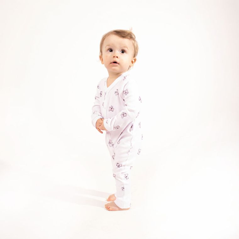 Pajac chłopięcy, biały, Nicol