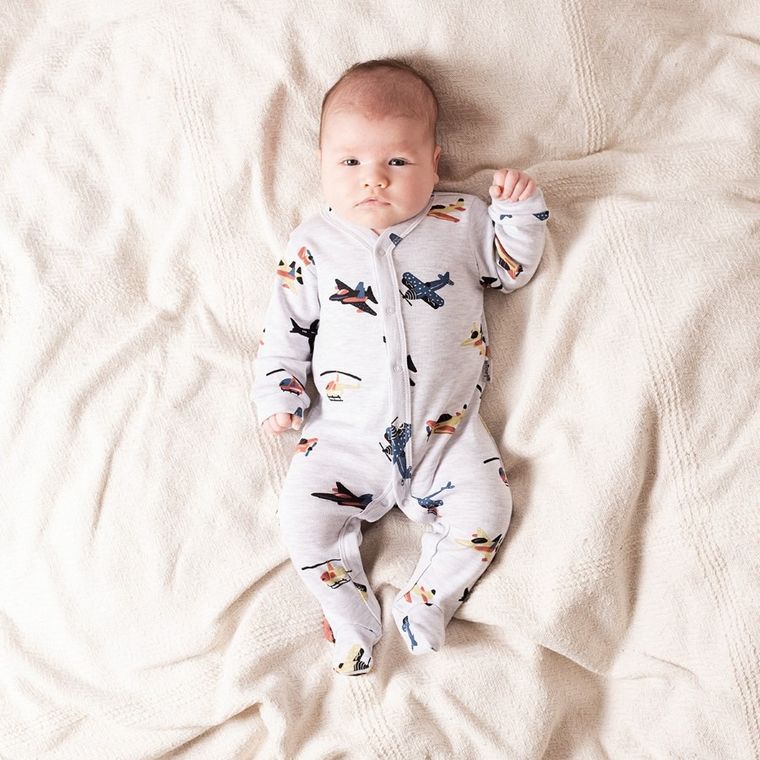 Pajac chłopięcy, szary, Nicol