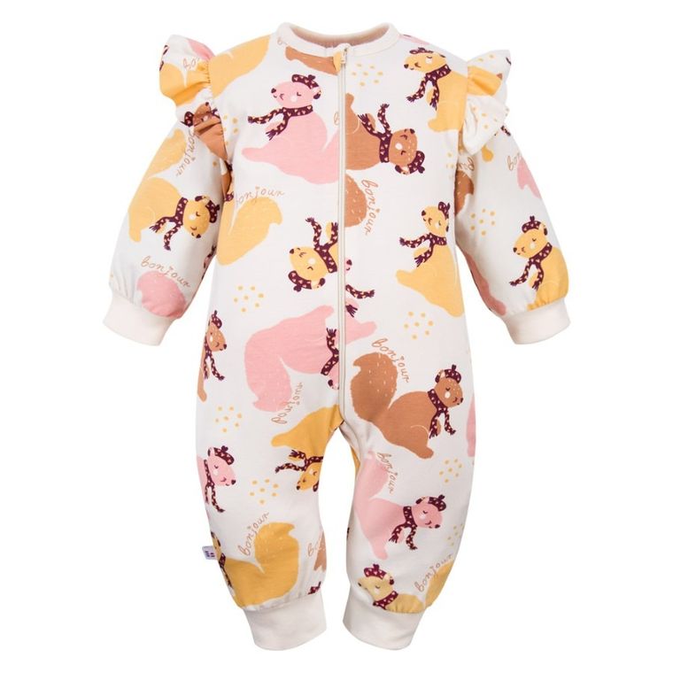 Pajac dziewczęcy, ecru, Eevi