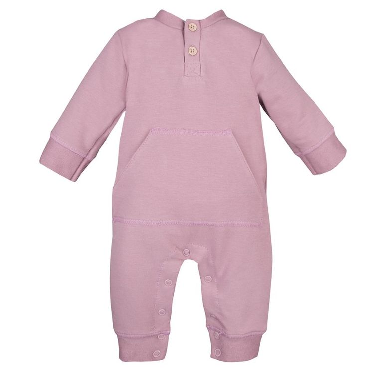 Pajac dziewczęcy, fioletowy, kangurek, Eevi