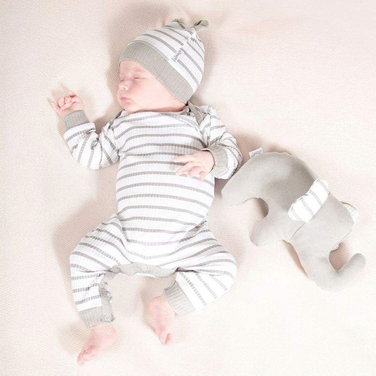 Pajac dziewczęcy, szary, Nicol