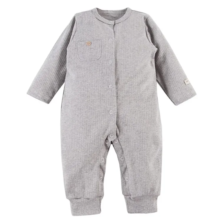 Pajac niemowlęcy, szary, Eevi