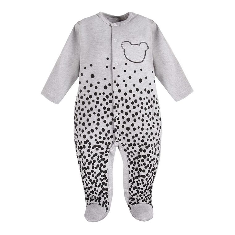 Pajac niemowlęcy, szary, Eevi