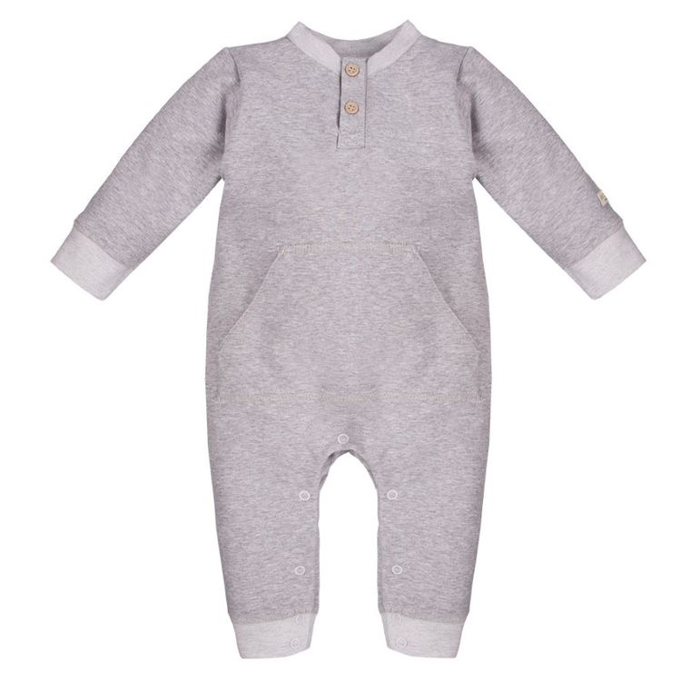 Pajac niemowlęcy, szary, kangurek, Eevi