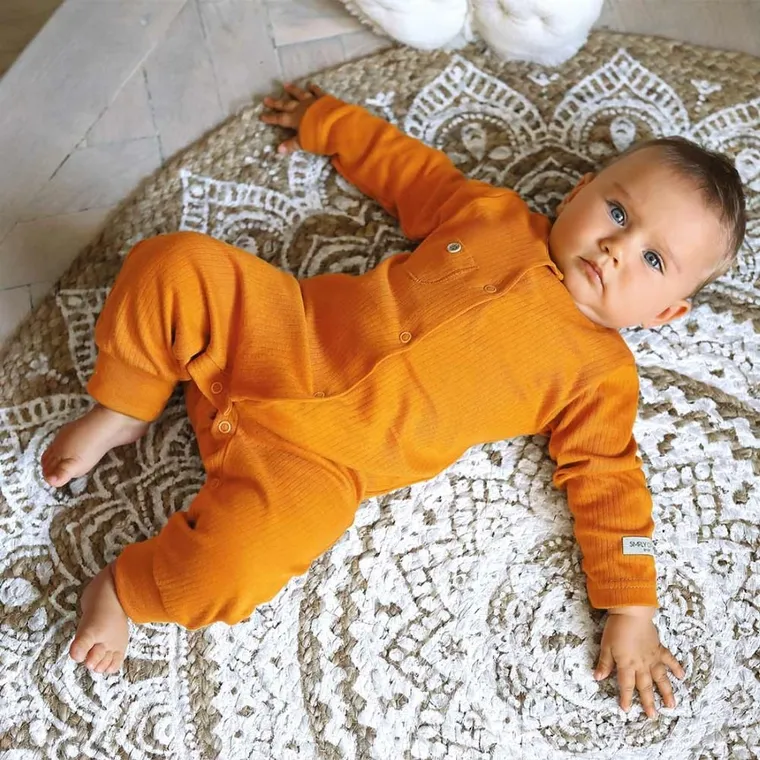 Pajac niemowlęcy, żółty, Eevi