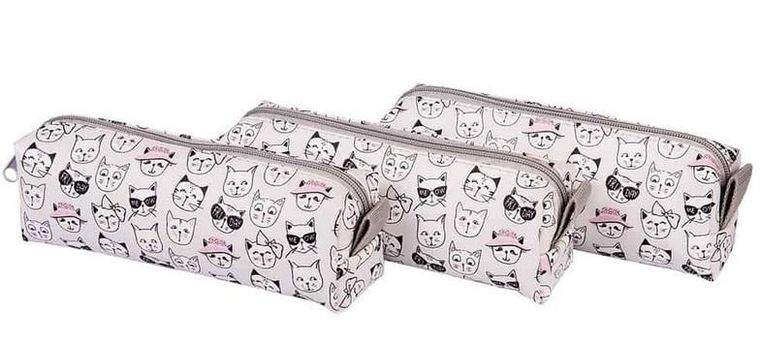 Pajacyk, piórnik jednokomorowy, kocie buźki