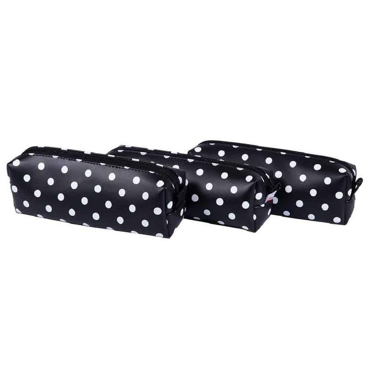 Pajacyk, piórnik jednokomorowy, w kropki